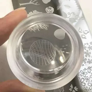 PUEEN 35mm HD Chunky Transparent Stamper and Scraper Set