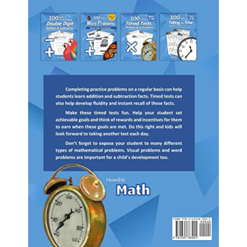 Humble Math Timed Tests for Grades K-2, 100 Days of Fun