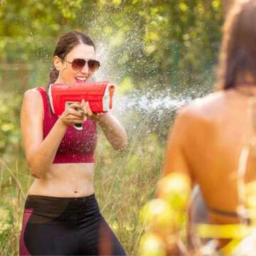 SpyraTwo WaterBlaster Red Automated & Precise High-End Premium Electric Water Gun for Adults