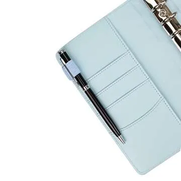 A6 PU Leather Notebook Binder with Magnetic Closure