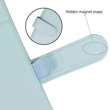 A6 PU Leather Notebook Binder with Magnetic Closure