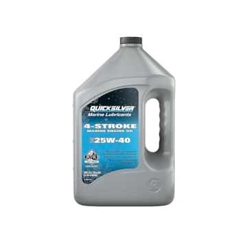 Quicksilver by Mercury Marine 25W-40 Marine Engine Oil, 1 Gallon