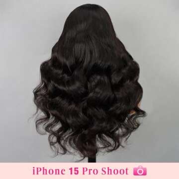 NAYUMI 13X4 HD Lace Front Wigs 100% Human Hair Wear and Go Glueless Wigs Human Hair Pre Plucked Pre Cut 230% Density Real Bleached Knots Body Wave 24 Inch