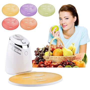 JOPOHA Facial Mask Machine, DIY Fruit Vegetable Facial Care Masks Maker Machine, Full Automation Skin Care Machine with Human Voice Reminder
