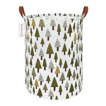 QUEENLALA Large Storage Basket,Laundry Hamper/Bathroom/Home Decor/Collapsible Round Storage Bin,Boys...