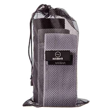 Bossanova Athletica Fabric Resistance Bands for Legs and Butt, Exercise Bands Hip Bands Booty Bands for Women Workout Bands Sports Fitness Stretch - Anti Slip Non-Rolling Thick Resistance Bands