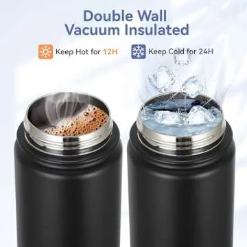 HASLE OUTFITTERS Insulated Water Bottle for All Activities