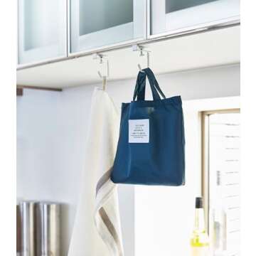 YAMAZAKI Home Shelf Hanger, White: Stylish and Practical Storage Solution