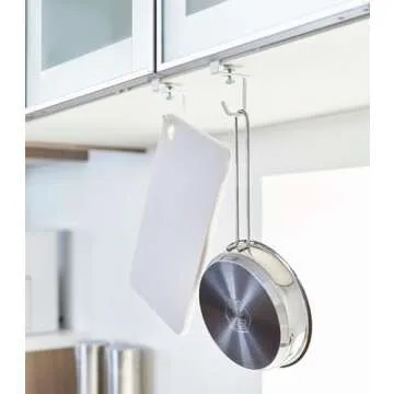 YAMAZAKI Home Shelf Hanger in White for Stylish Storage