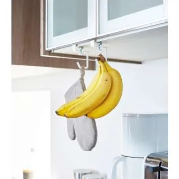 YAMAZAKI Home Shelf Hanger in White for Stylish Storage