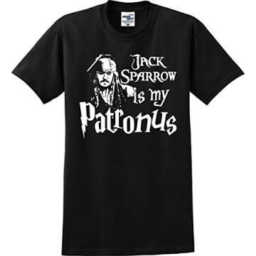 Jack Sparrow is My Patronus Parody Funny T-Shirt (S-5X)