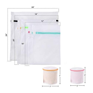 BAGAIL Laundry Bag Set for Delicates and Intimates 7Pcs