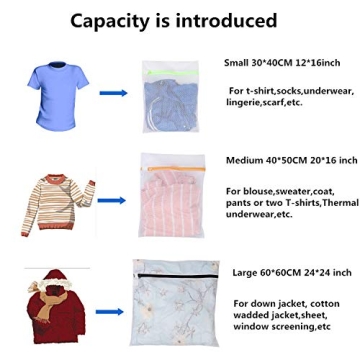 BAGAIL Laundry Bag Set for Delicates and Intimates 7Pcs