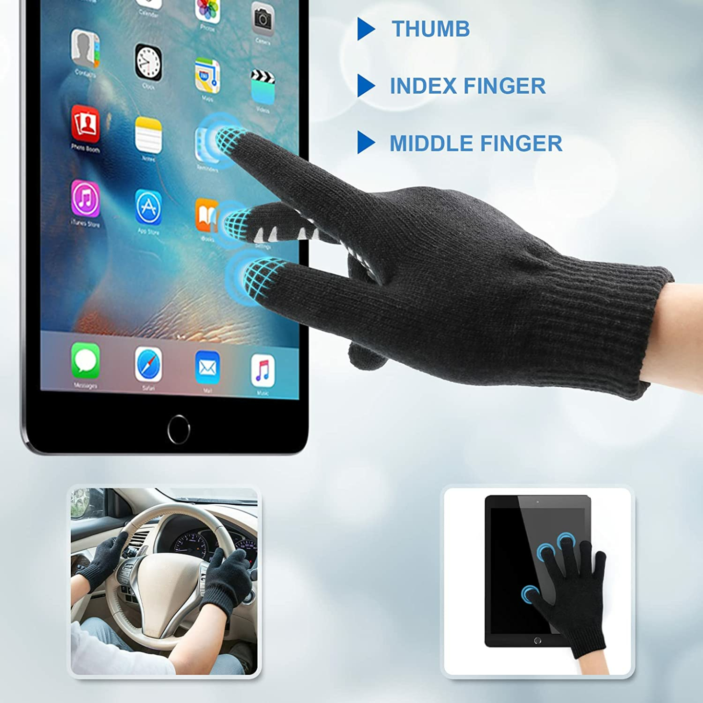 Music Beanie Set with Built-In Speakers for Christmas