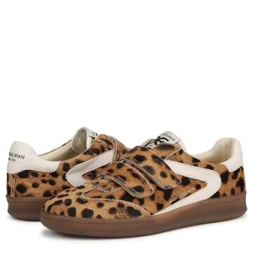 Stylish Sam Edelman Women's Talia Sneakers - Brown Leopard Multi