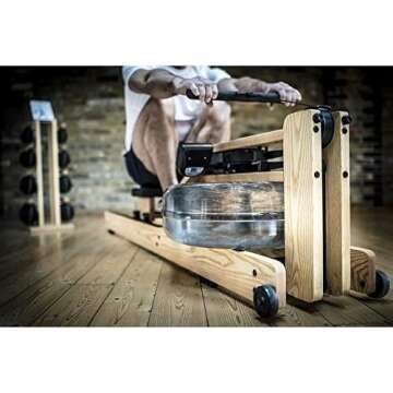 WaterRower Ash Rowing Machine with S4 Monitor | USA Made Water Rower | Original Handcrafted Erg Row ...