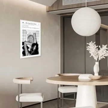 Disco Wall Art - Trendy Black and White Posters for Decor