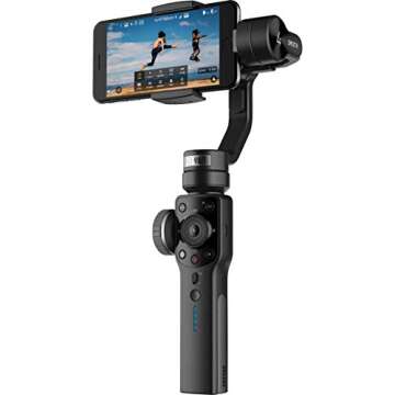 Zhiyun-Tech Professional 3-Axis Handheld Gimbal Stabilizer for Smartphones & GoPro with Focus and Zo...