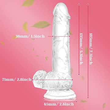 Experience the 7.3 Inch Super Realistic Dildo Today!
