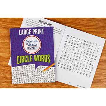 Large Print Merriam-Webster Puzzles 10 Booklet Set (Brain Games Large Print)