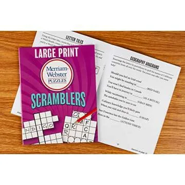 Large Print Merriam-Webster Puzzles 10 Booklet Set (Brain Games Large Print)