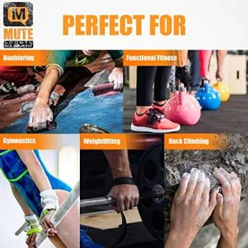 MUTE | Athletic Gym Chalk - Increase Grip Strength - for Bouldering, Rock Climbing, Gymnastics, Func...