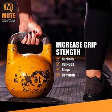 MUTE | Athletic Gym Chalk - Increase Grip Strength - for Bouldering, Rock Climbing, Gymnastics, Functional Fitness, Weight-Lifting - Non-Toxic, Non-Staining Magnesium Carbonate - 2 oz Blocks (3 Pack)