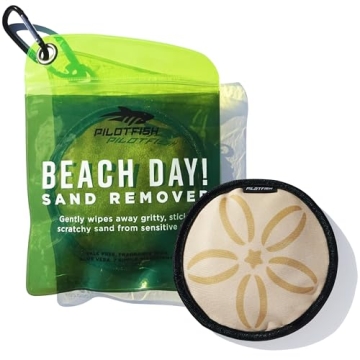 Pilotfish Beach Essentials Sand Remover Bag - Gentle & Eco-Friendly Sand Removal Solution for All Ag...
