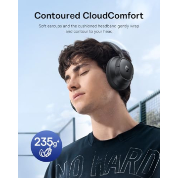 Baseus Bass BH1 NC Headphones with Adaptive ANC & 80H Playtime