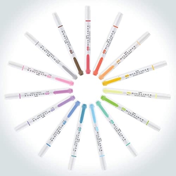 Zebra Mildliner Highlighters 30 Pack with Dual Tips