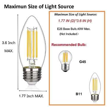 DIRYZON EUL Mid-Century Modern Wall Sconce Golden Globe Glass Wall Light for Bedroom Bathroom Set of 2