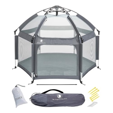 Pop 'N Go Playpen: Portable Baby Playard with UV Canopy for Safe Play
