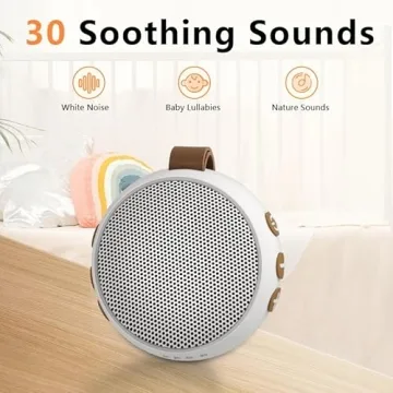 Mini Travel White Noise Machine with Soothing Sounds