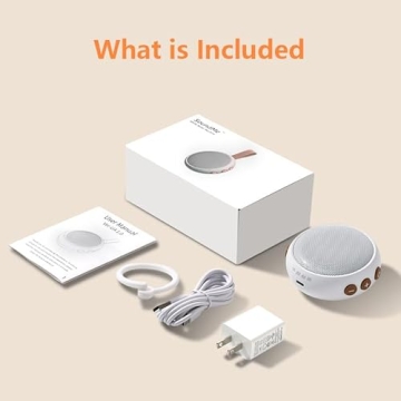 Mini Travel White Noise Machine with Soothing Sounds
