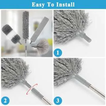 HLWDFLZ Microfiber Duster Kit - 27pc Cleaning Set