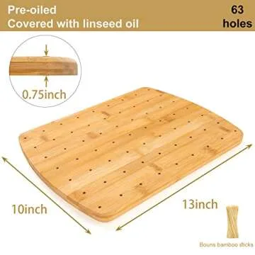 Wooden Skewers Holder for Appetizers and Cocktails