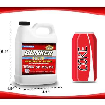 Blinker Fluid, Funny Gag Gifts, Great for White Elephant Gifts for Adults, Men & Women Christmas Secret Santa. Mechanic, Novelty, Car Guy, Prank, Gifts for Person who has Everything or Want Nothing