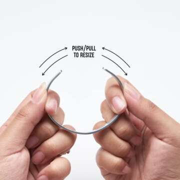 Herlica Fibromyalgia Awareness Bracelet - Fibromyalgia Warrior - Stamped Bracelets for Men/Women