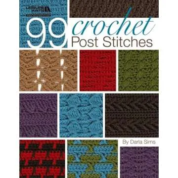 99 Crochet Post Stitches Book for Crafting Enthusiasts