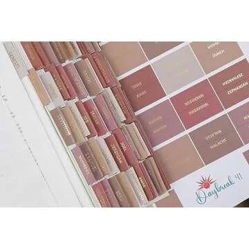 Decorative Bible Tabs for Women - 96 Stylish Removable Tabs