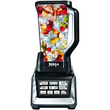 Nutri Ninja Mega 1200 Watts Kitchen System, Blending and Food Processing, 1 Base 2 Functions Auto-iQ Technology