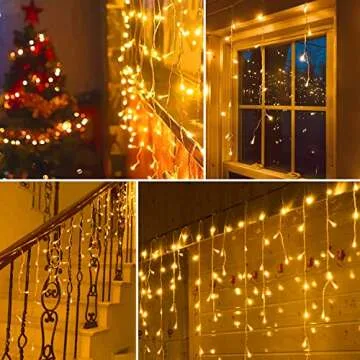 Blingstar 440 LED Icicle Lights for Festive Decor