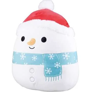 Squishmallows Galindo Snowman 10" Plush Toy for Kids