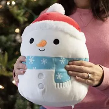 Squishmallows Galindo Snowman 10" Plush Toy for Kids