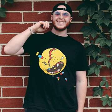 saounisi T-Shirt & Hoodies,Samurai T-Shirt & Hoodies Men Comic Shirt for Cosplay Party Clothing Gaming Gifts S-XXXL