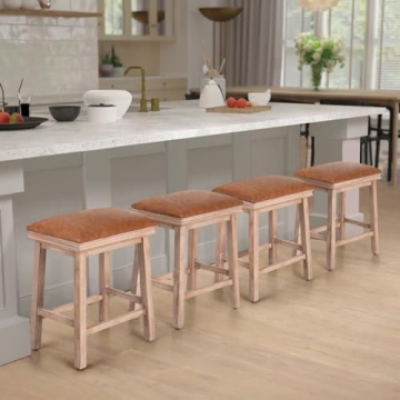 Sophia & William 24 Inch Counter Height Bar Stools Set