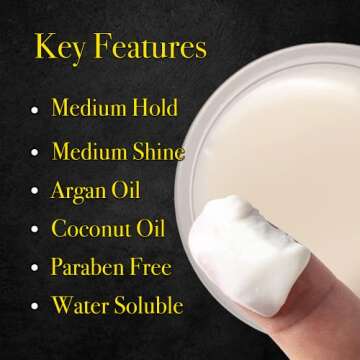 Pete & Pedro HAIR PASTE – Men’s Hair Paste with Medium Hold & Medium Shine | Semi Matte Finish T...