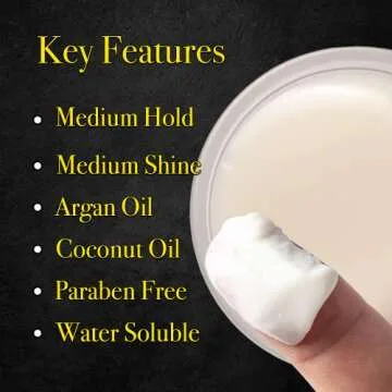 Pete & Pedro HAIR PASTE – Men’s Hair Paste with Medium Hold & Medium Shine | Semi Matte Finish T...