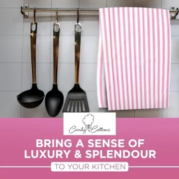 Candy Cottons Kitchen Towels - Stylish Cotton Dish Towels