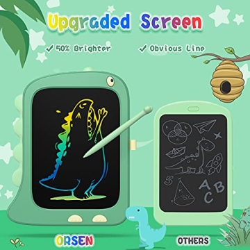 ORSEN 8.5 Inch Dinosaur Doodle Board for Kids